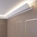 LED Streifen Stuckleisten OL-43 weiss